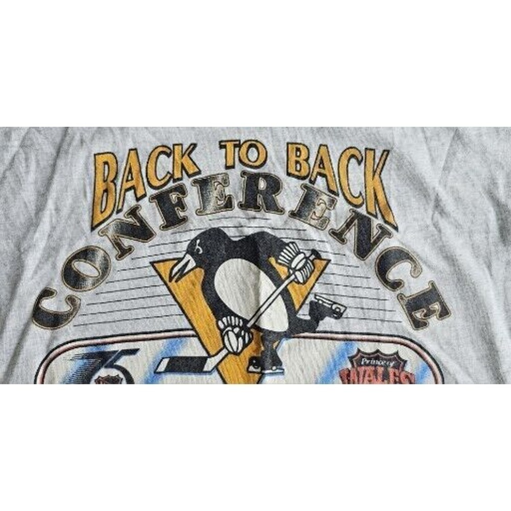 1991/1992 Starter Pittsburgh Penguins Back To Back Stanley Cup Champs Size Large - Picture 3 of 8